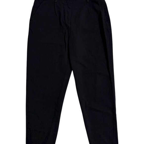 AKRIS Punto Textured Ribbed Black Pants (6) - Picture 1 of 3